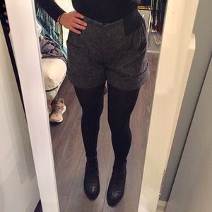 Necessary Objects Gray Trouser Shorts